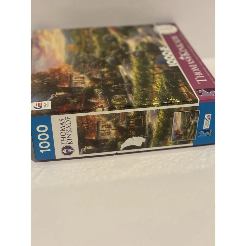 Thomas‎ Kinkade Puzzle Wine Country Living Silver 1000 Pieces Game Board